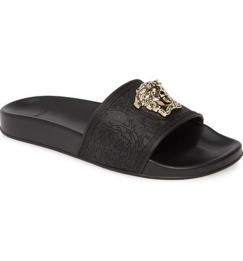 versace slides womens price|Versace slip on sandals women's.